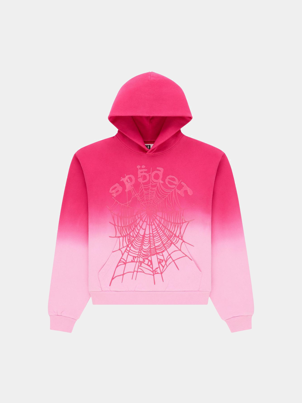 Sp5der OG Web Ombre Hoodie 'Pink'