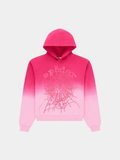 Sp5der OG Web Ombre Hoodie 'Pink'