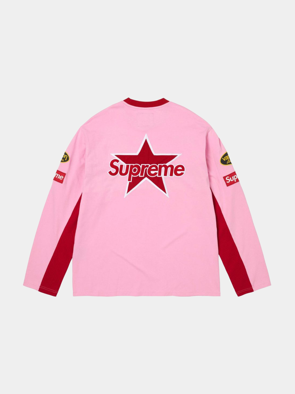 Supreme x Vanson Leathers Long-Sleeve Top 'Pink'