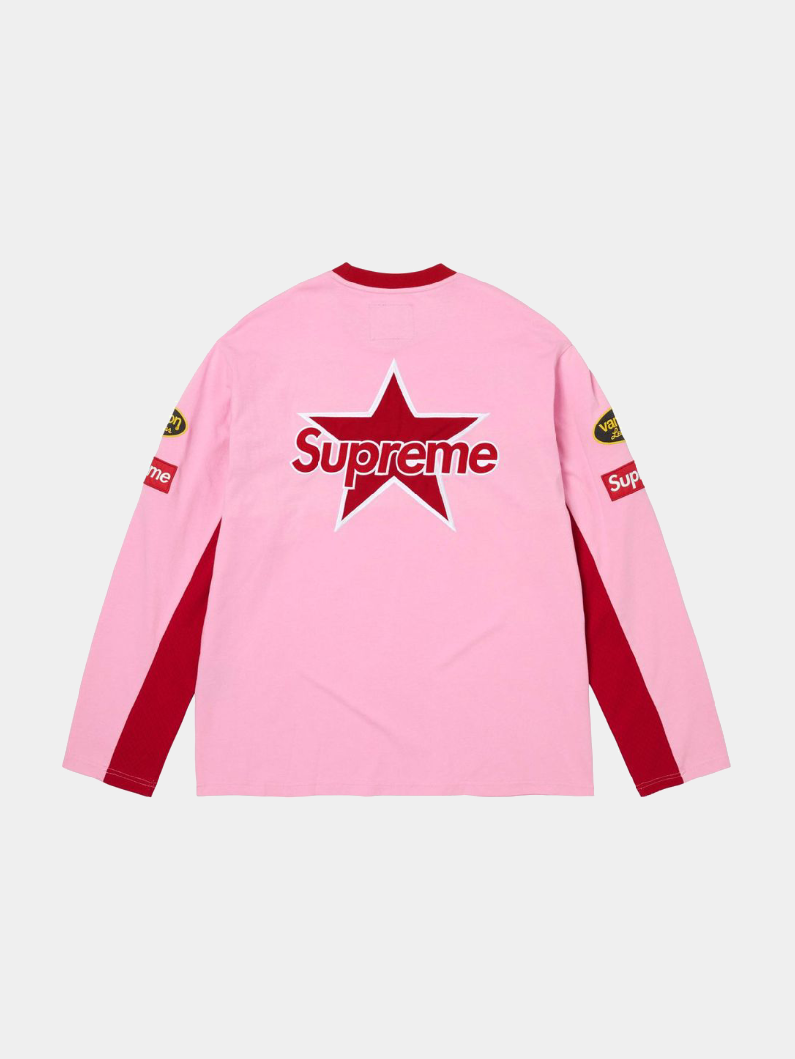 Supreme x Vanson Leathers Long-Sleeve Top 'Pink'