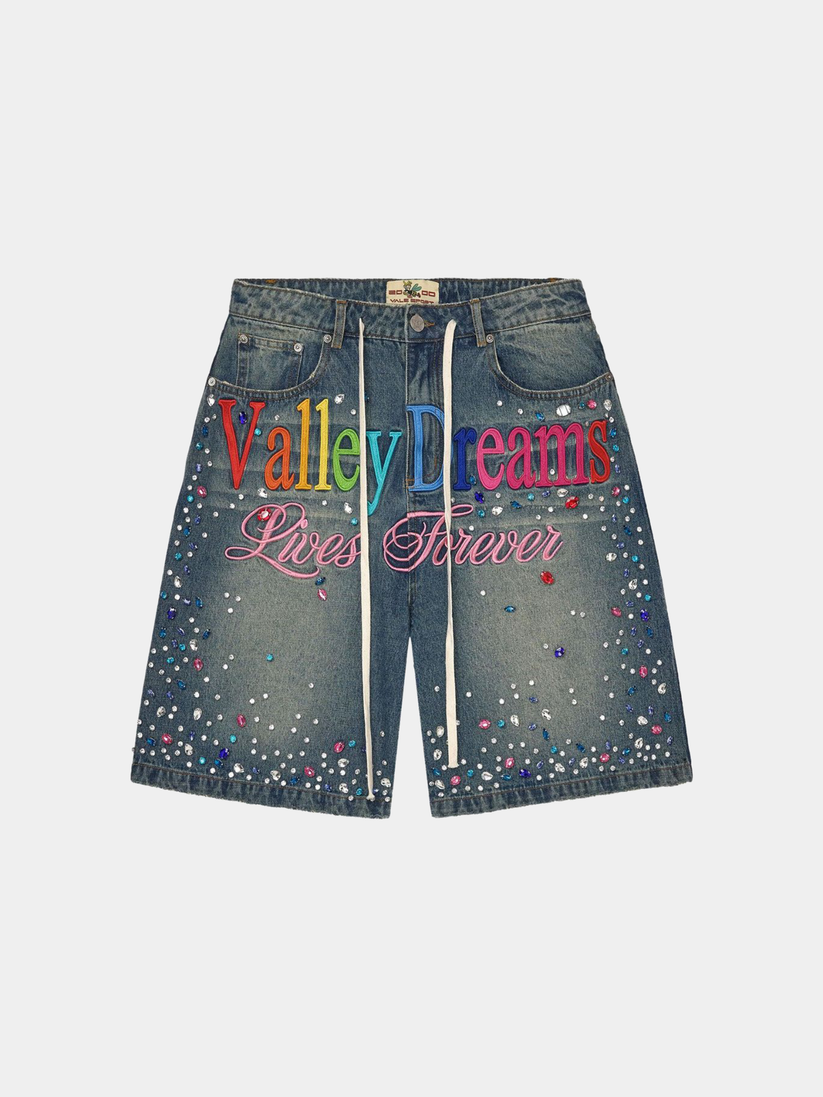 Vale Forever Ice Cream Jorts 'Light Rinse'