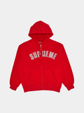 Supreme x B.B. Simon Zip Up Hooded Sweatshirt 'Red'