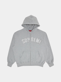 Supreme x B.B. Simon Zip Up Hooded Sweatshirt 'Heather Grey'