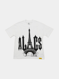 Awful Lot Of Cough Syrup Eiffel Tower Tee 'White'