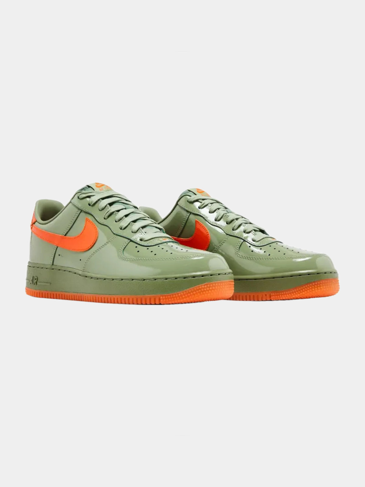 Nike Air Force 1 Low '07 Premium 'Oil Green Safety Orange'
