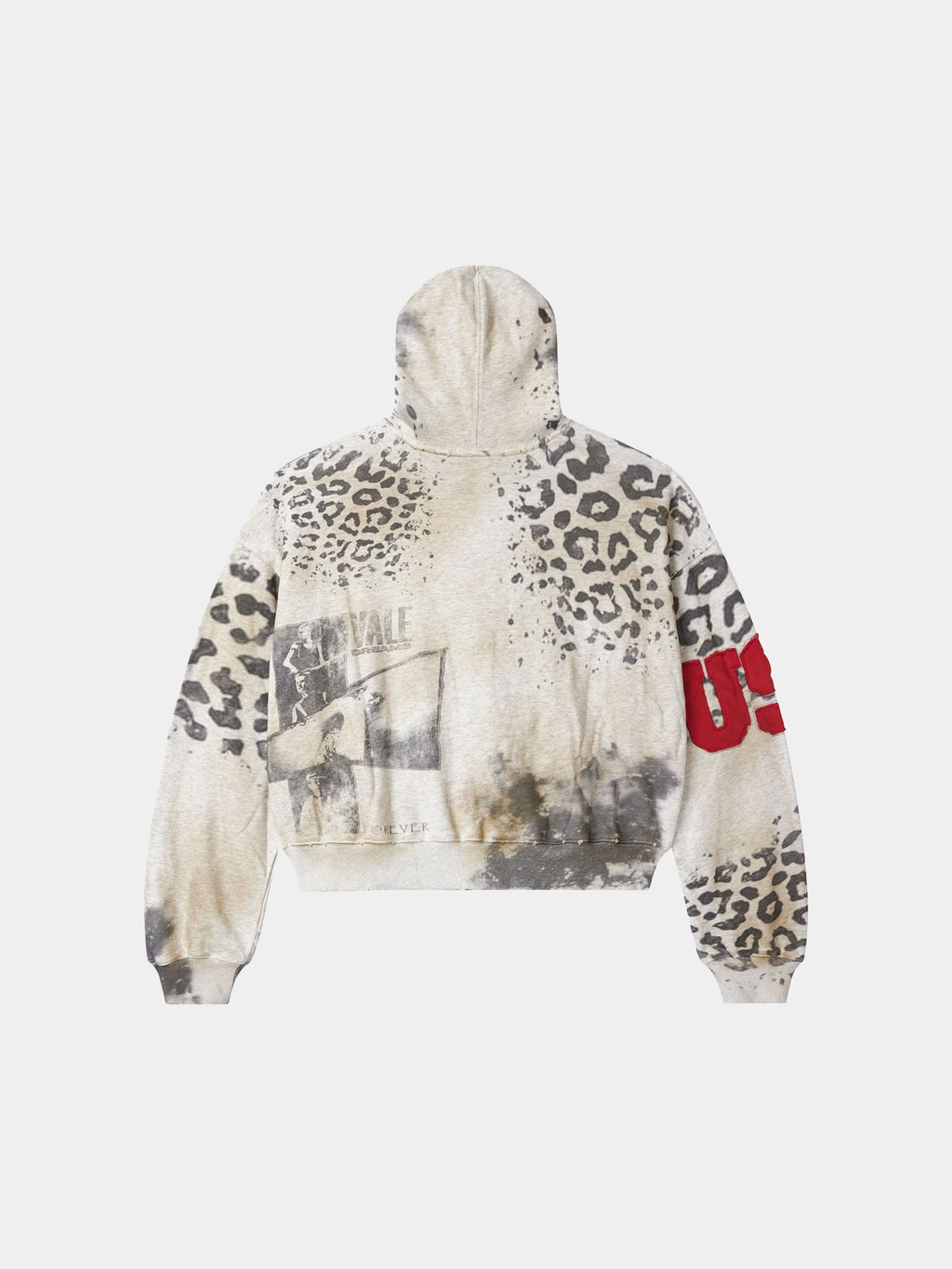 Vale Forever Cheetah Zip Up 'Grey'