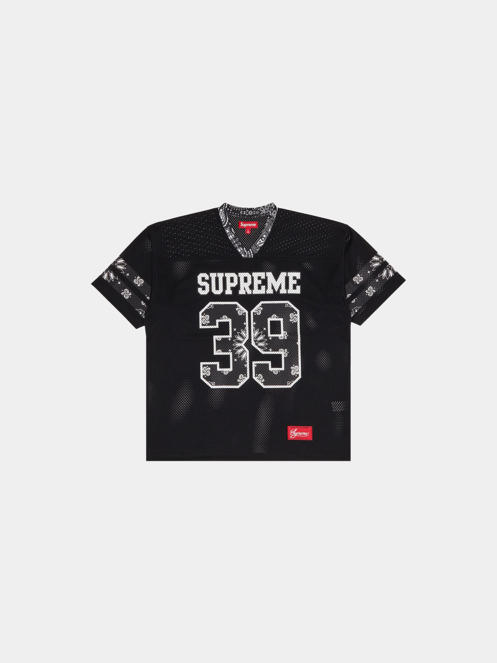 Supreme Bandana Football Jersey 'Black'