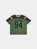 Supreme Split Short-Sleeve Football Top 'Green'
