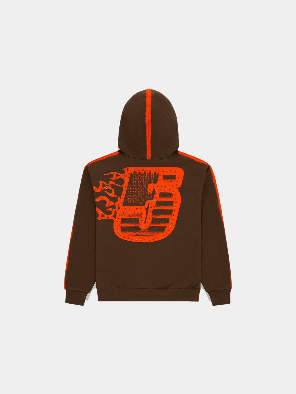 Sp5der Screaming Eagle Hoodie 'Brown'