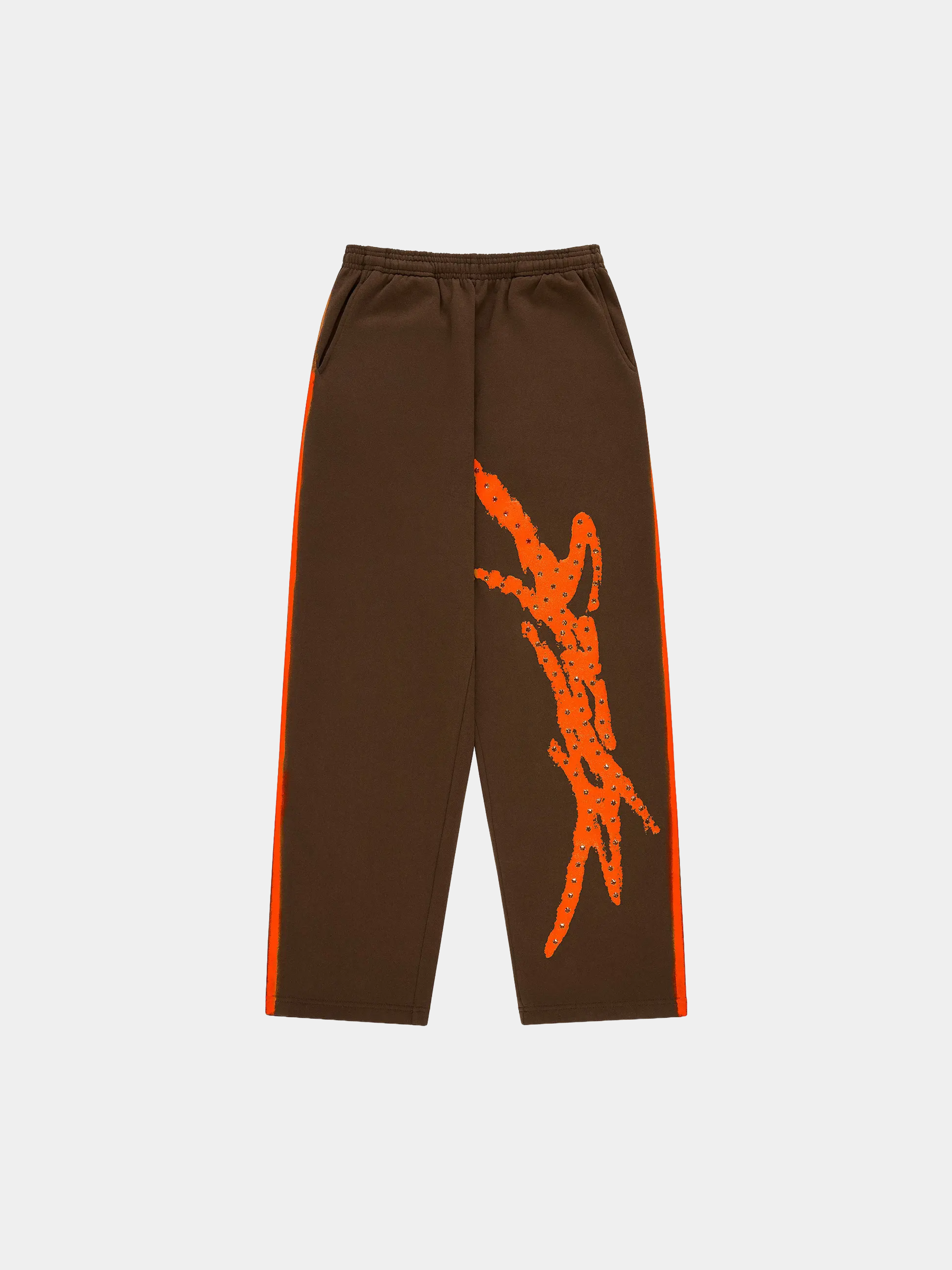 Sp5der Screaming Eagle Sweatpant 'Brown'