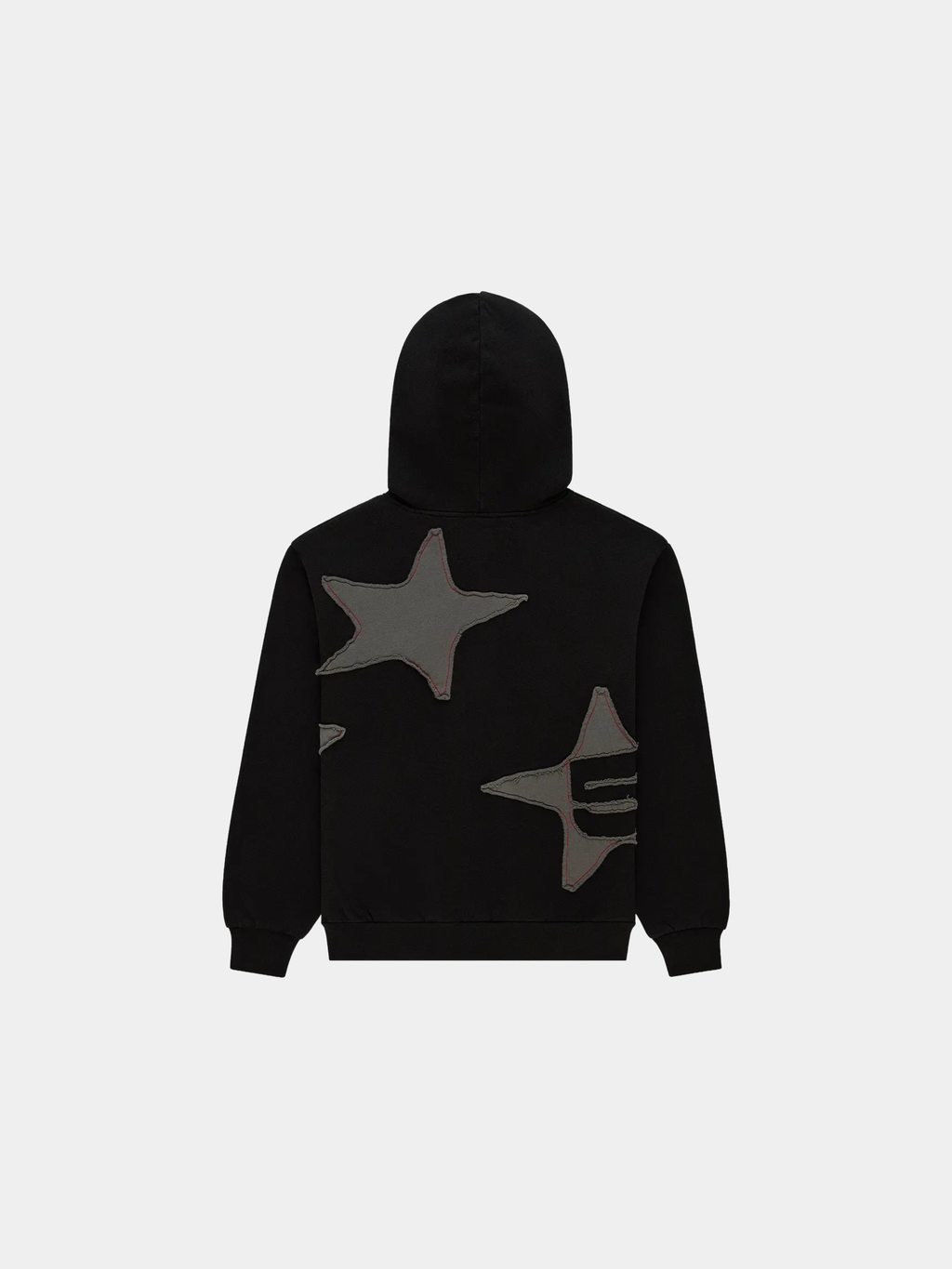Sp5der Big Star Full Zip Hoodie 'Black'