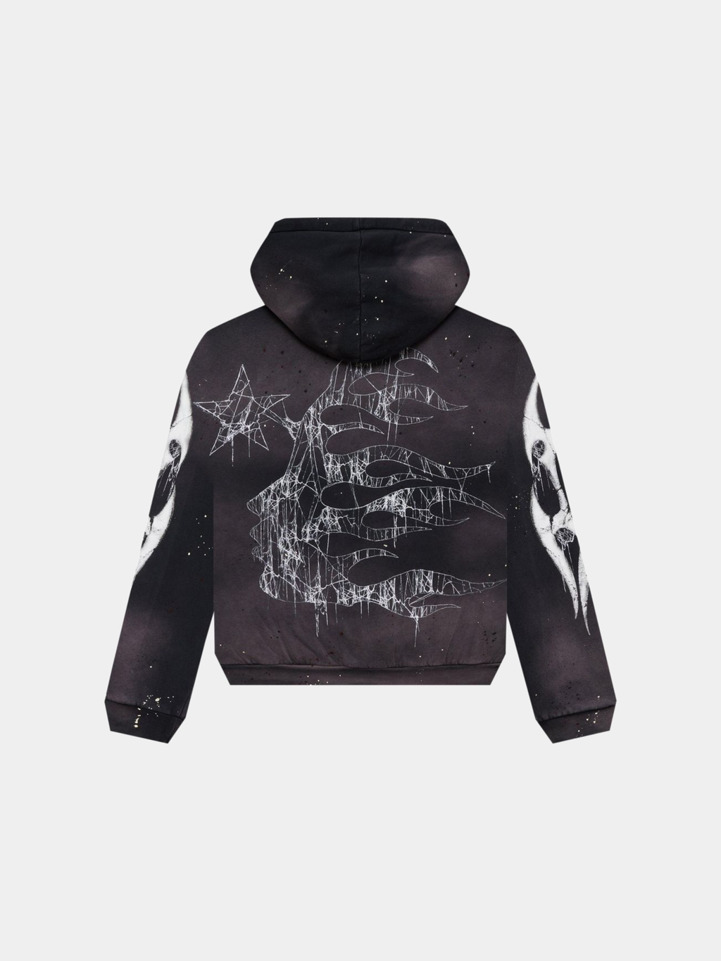Hellstar Spiderweb Sport Logo Zip-Up 'Black'