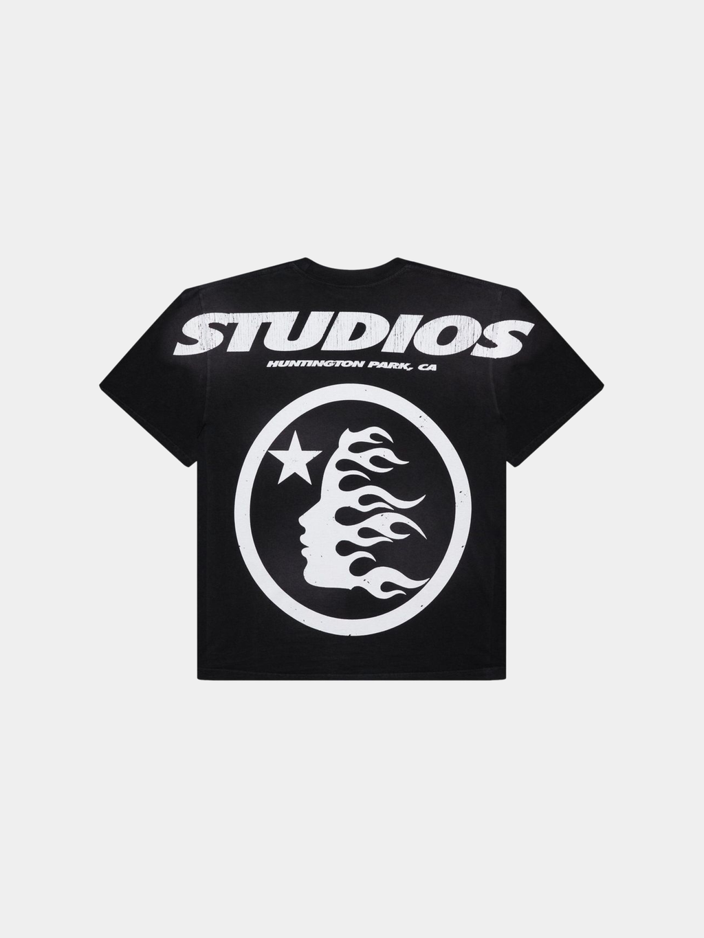 Hellstar Studios Cartoon Logo Glitter Logo T-Shirt 'Black'