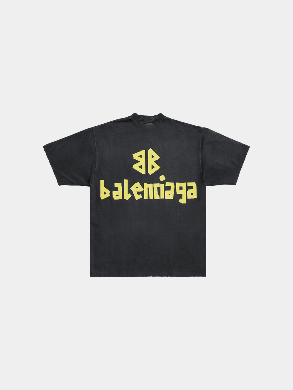 Balenciaga Tape Type Medium Fit T-Shirt 'Black'