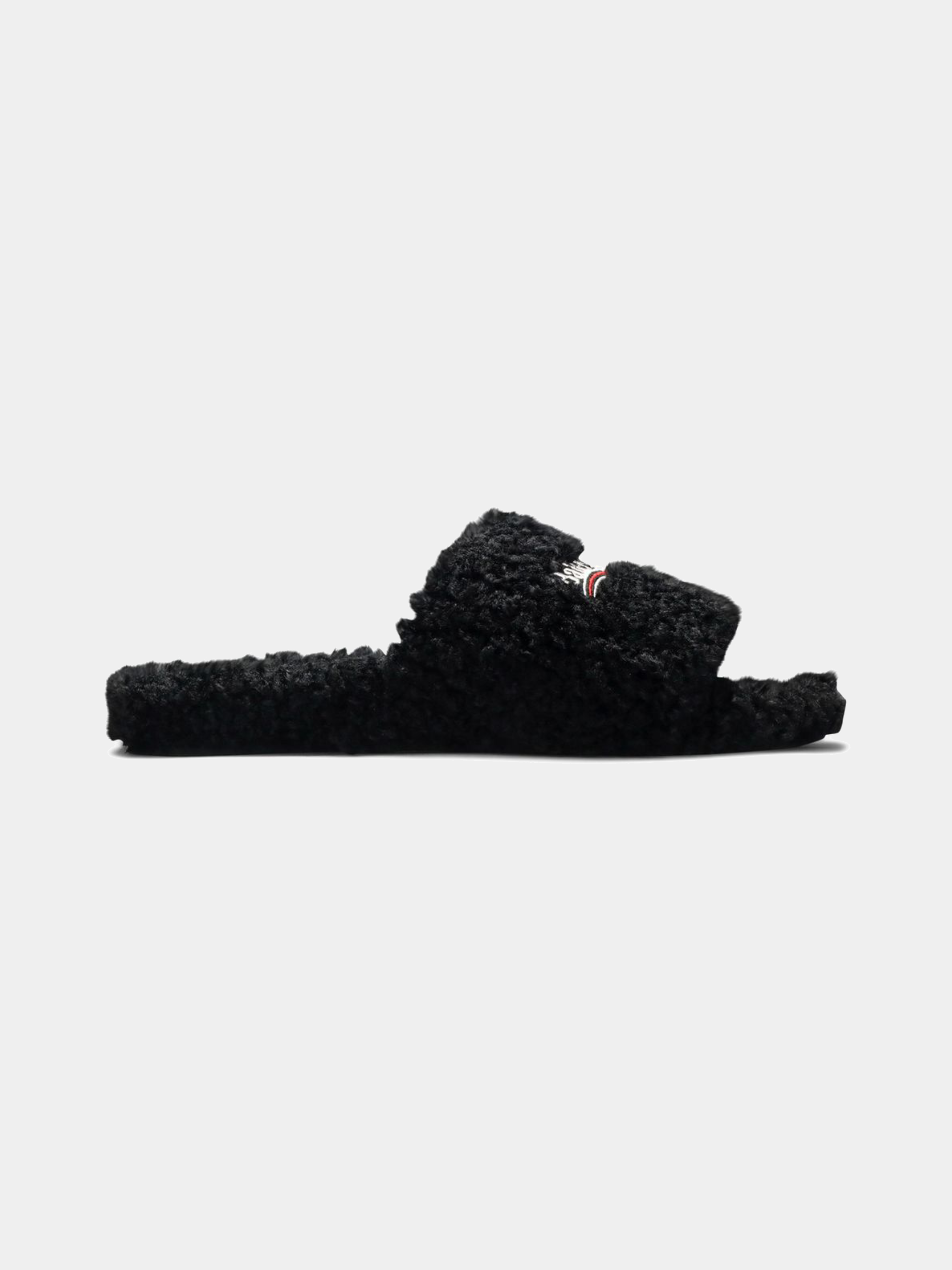 Balenciaga Furry Slides 'Black'