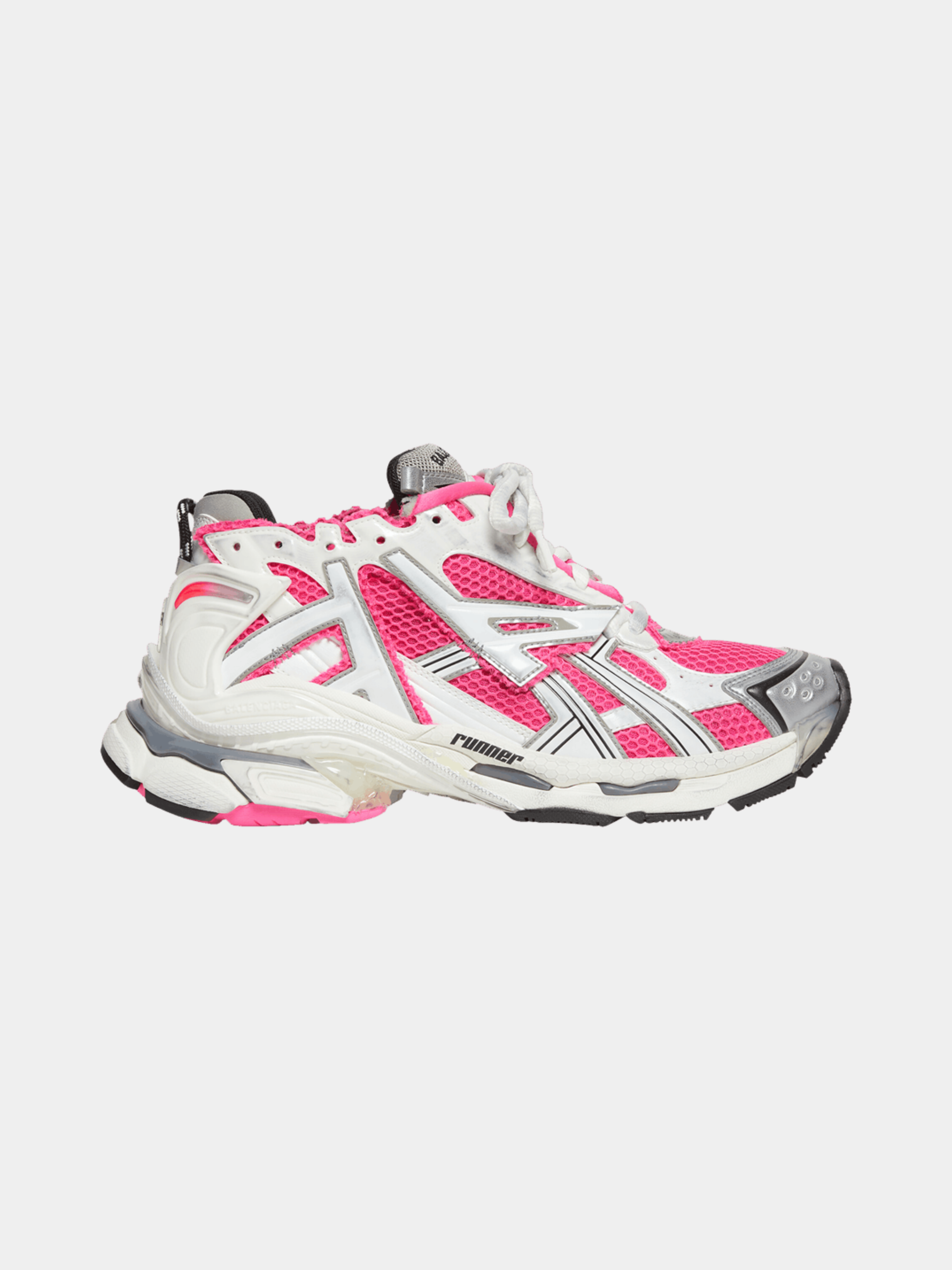 Balenciaga Wmns Runner Sneaker 'White Neon Pink'