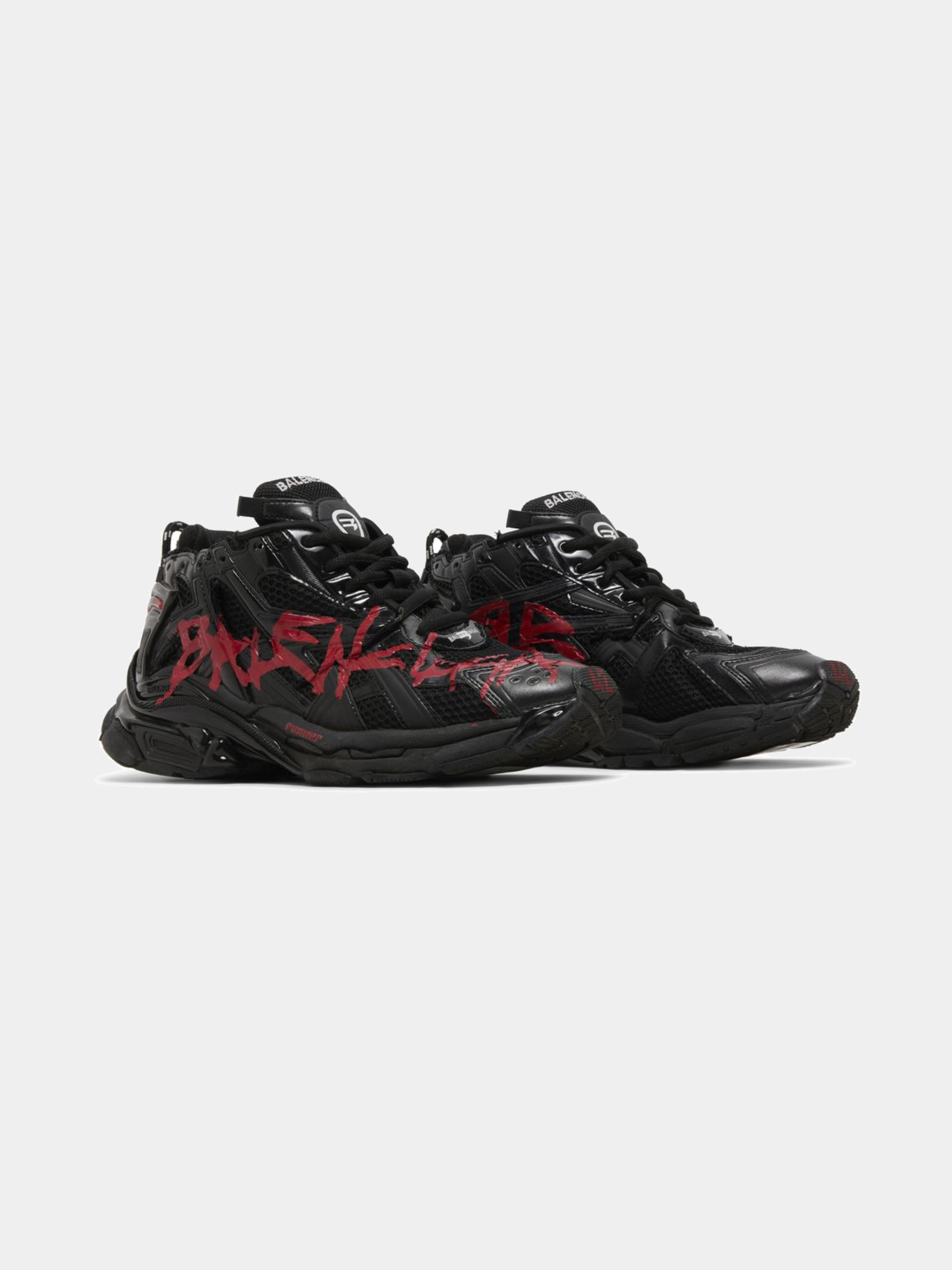 Balenciaga Runner Sneaker 'Graffiti - Black Red'