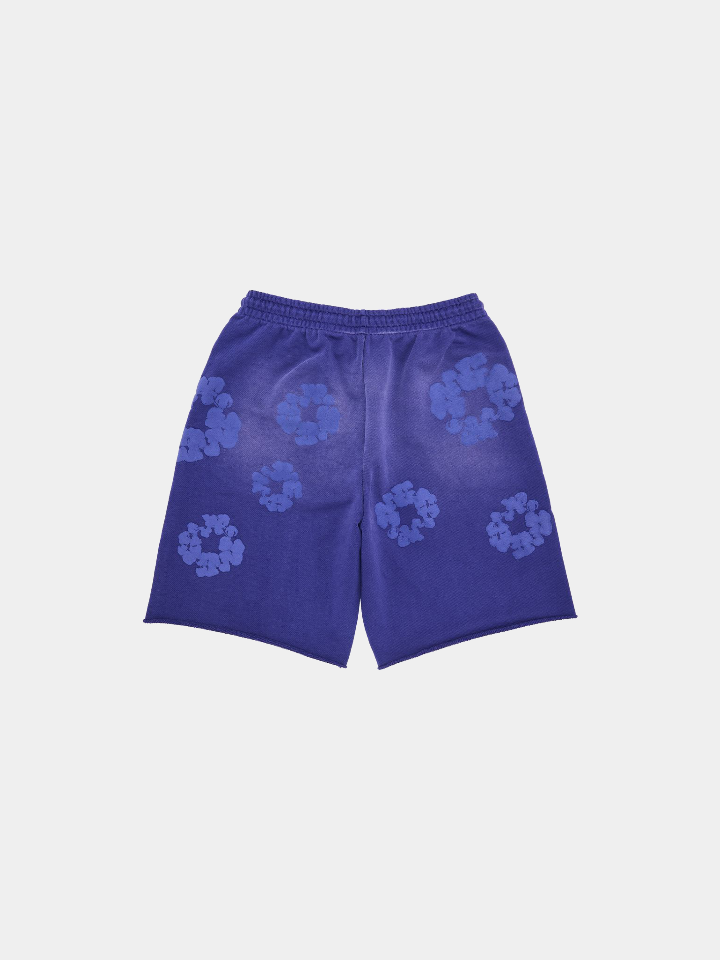Denim Tears Mono Cotton Wreath Sweat Shorts 'Washed Blue'