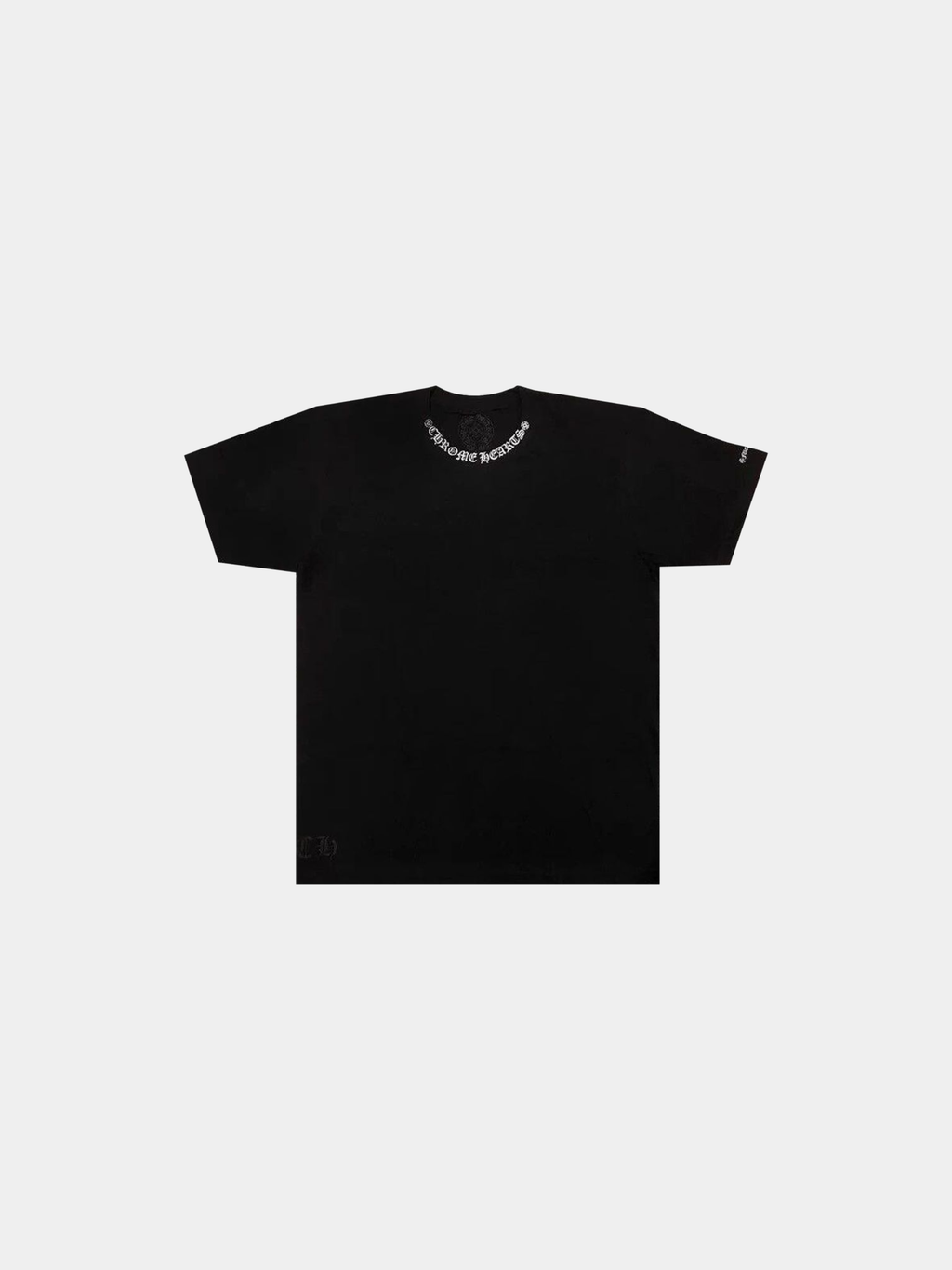 Chrome Hearts Neck Logo T-Shirt 'Black'