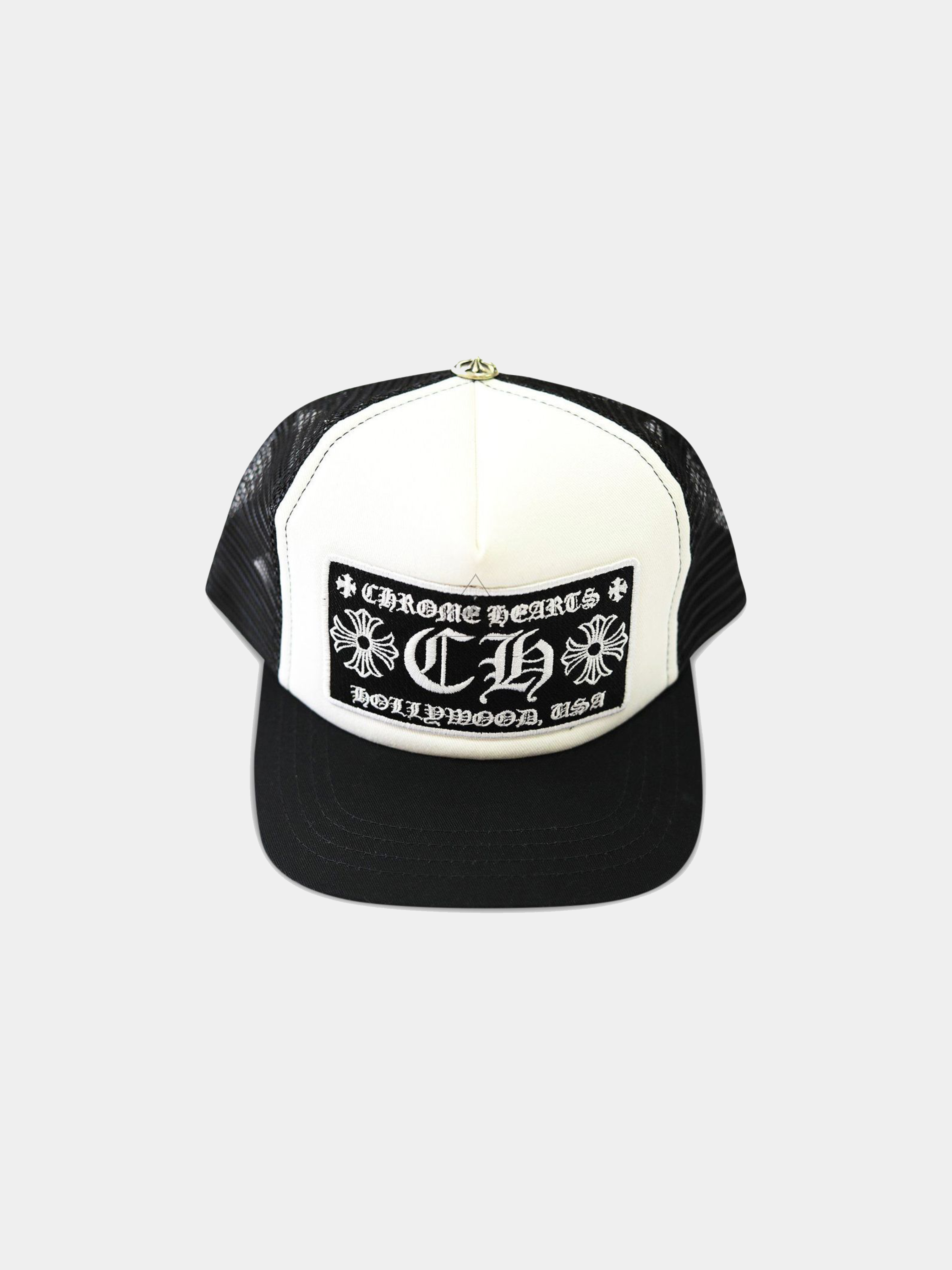 Chrome Hearts Ch Hollywood Trucker Hat 'Black/White'