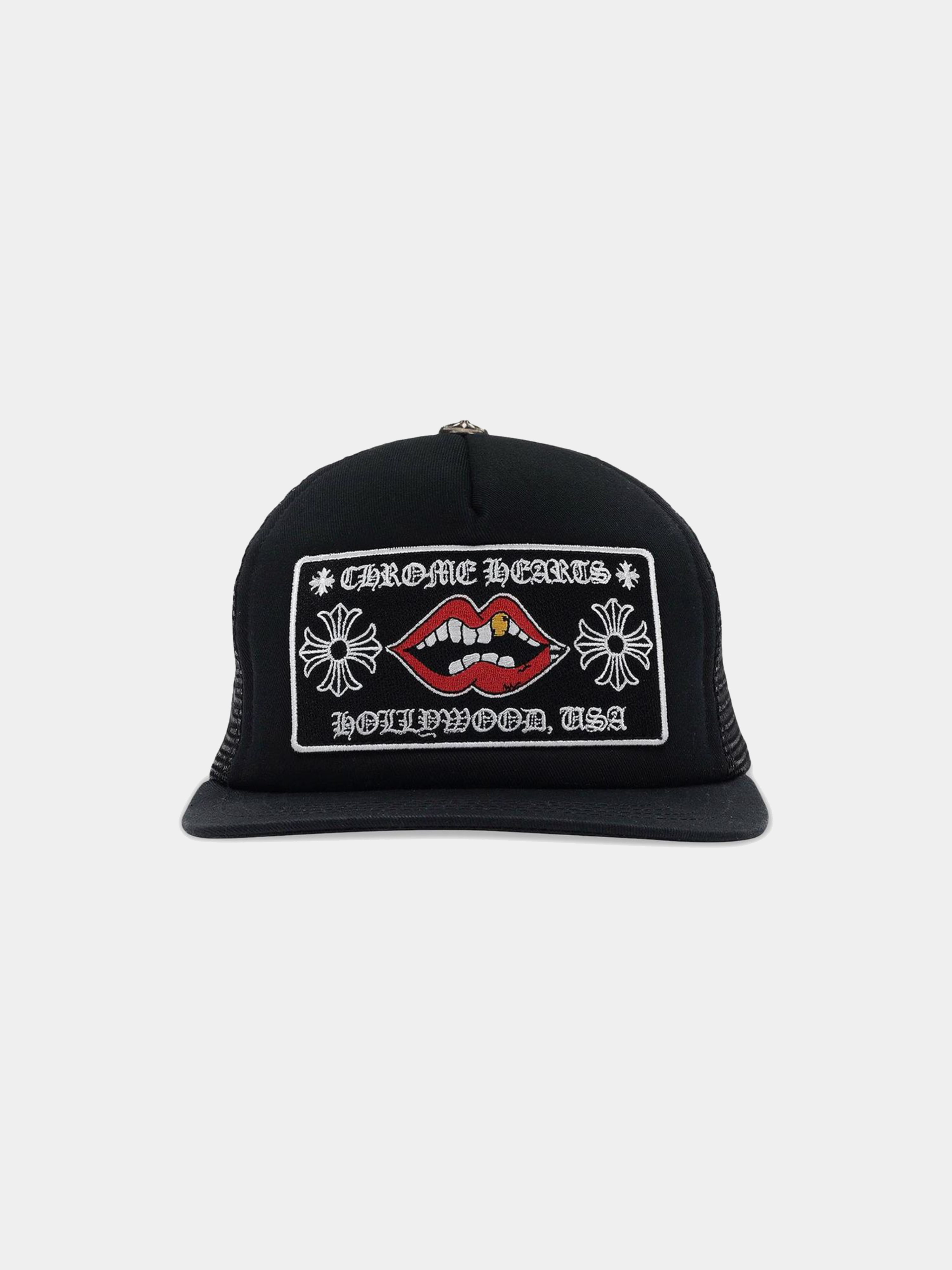 Chrome Hearts Chomper Hollywood Trucker Hat 'Black'