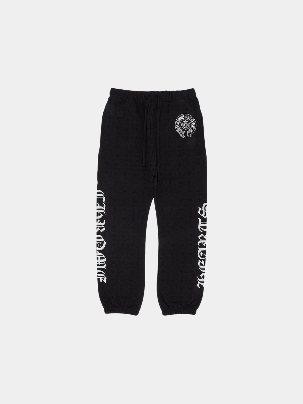 Chrome Hearts All Over Monogram Horseshoe Logo Sweatpants 'Black'