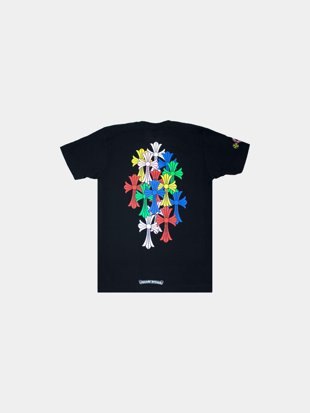 Chrome Hearts Cross Cemetery Tee 'Black/Multicolor'