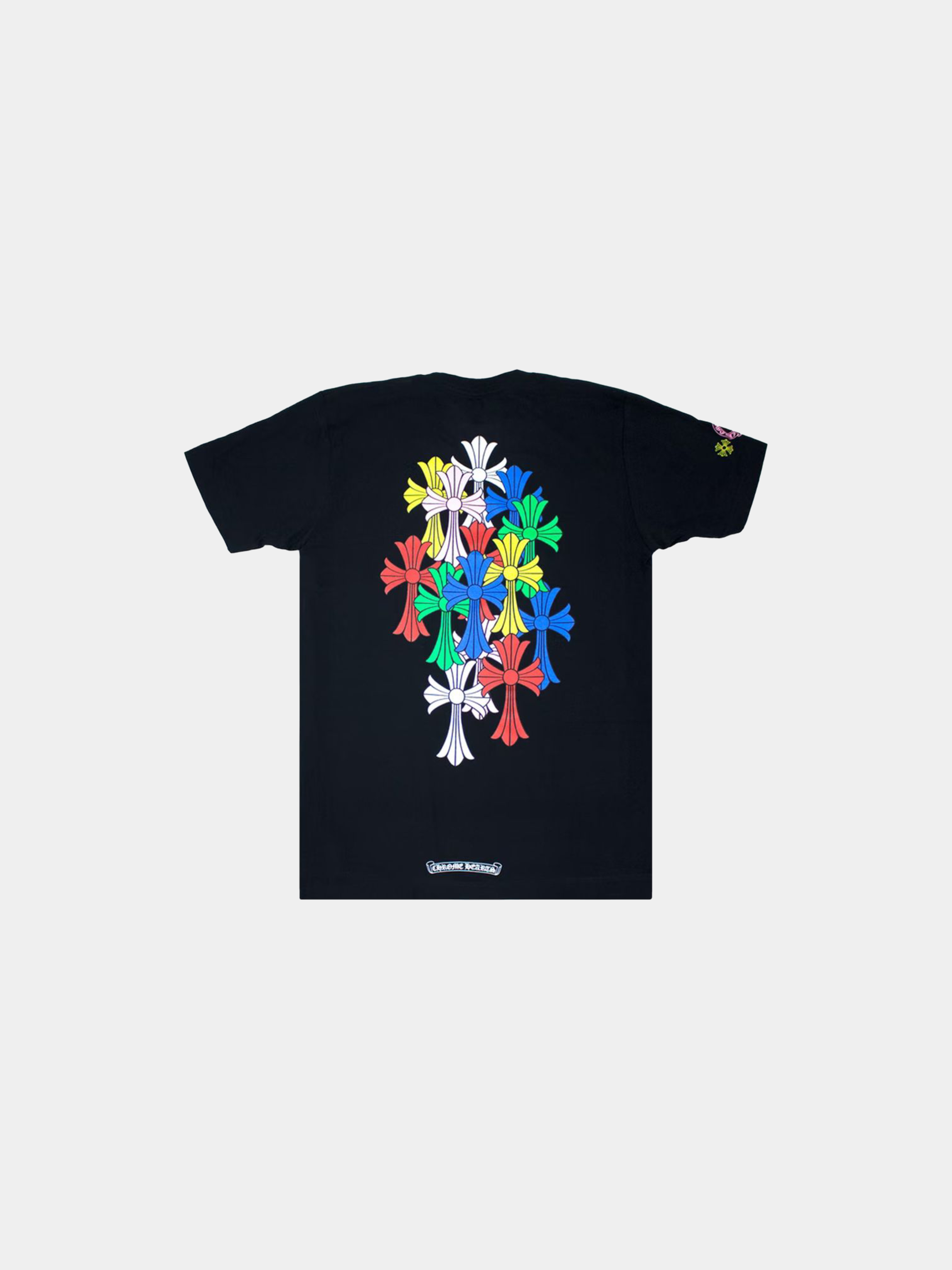 Chrome Hearts Cross Cemetery Tee 'Black/Multicolor'