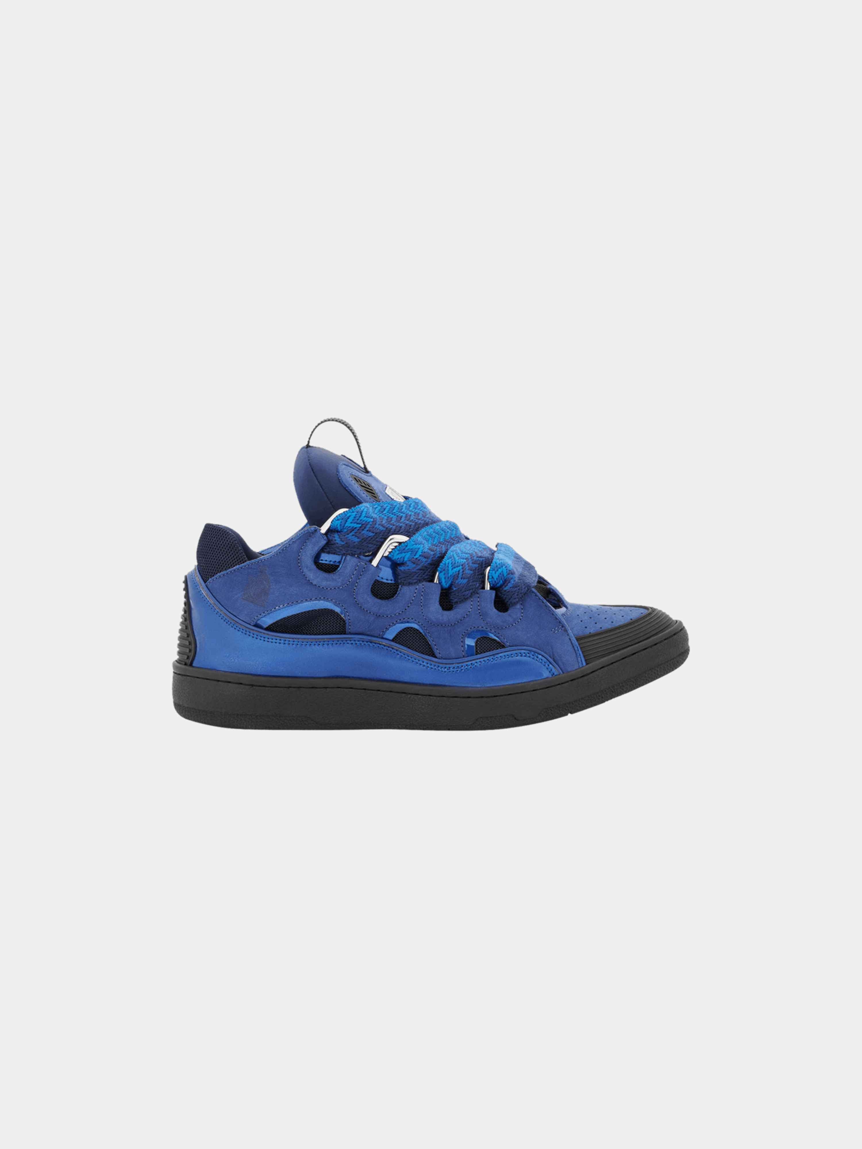 Lanvin Curb Sneakers 'Metallic - Majorelle Blue'