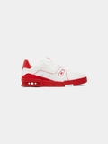 Louis Vuitton Trainer Low 'White Red Midsole'