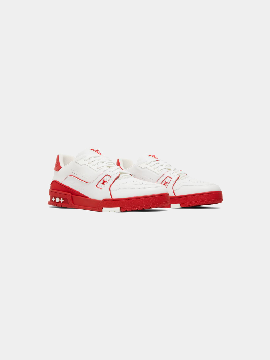 Louis Vuitton Trainer Low 'White Red Midsole'