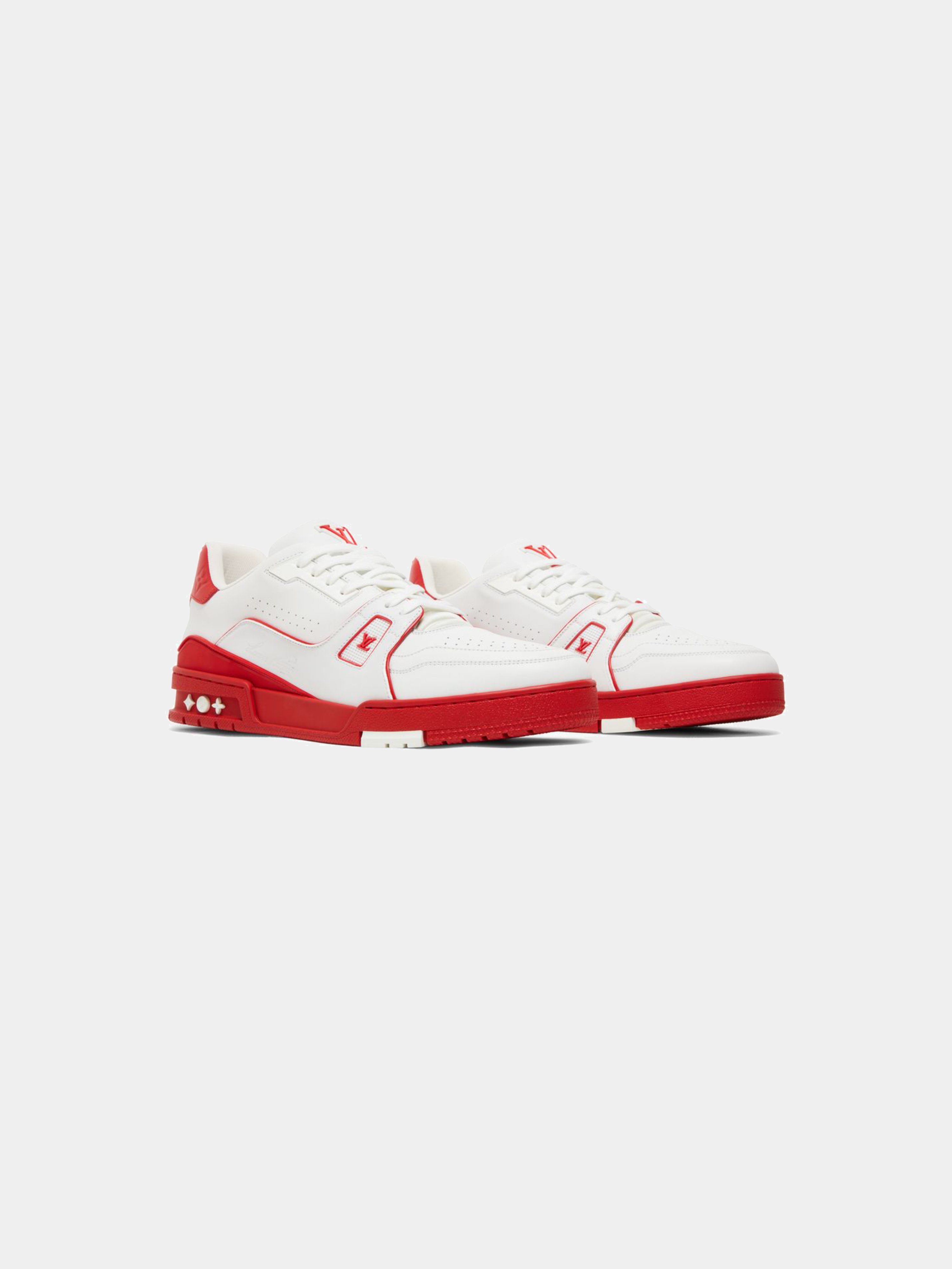 Louis Vuitton Trainer Low 'White Red Midsole'