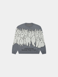 Louis Vuitton Studio Jacquard Crewneck Sweater 'Grey'