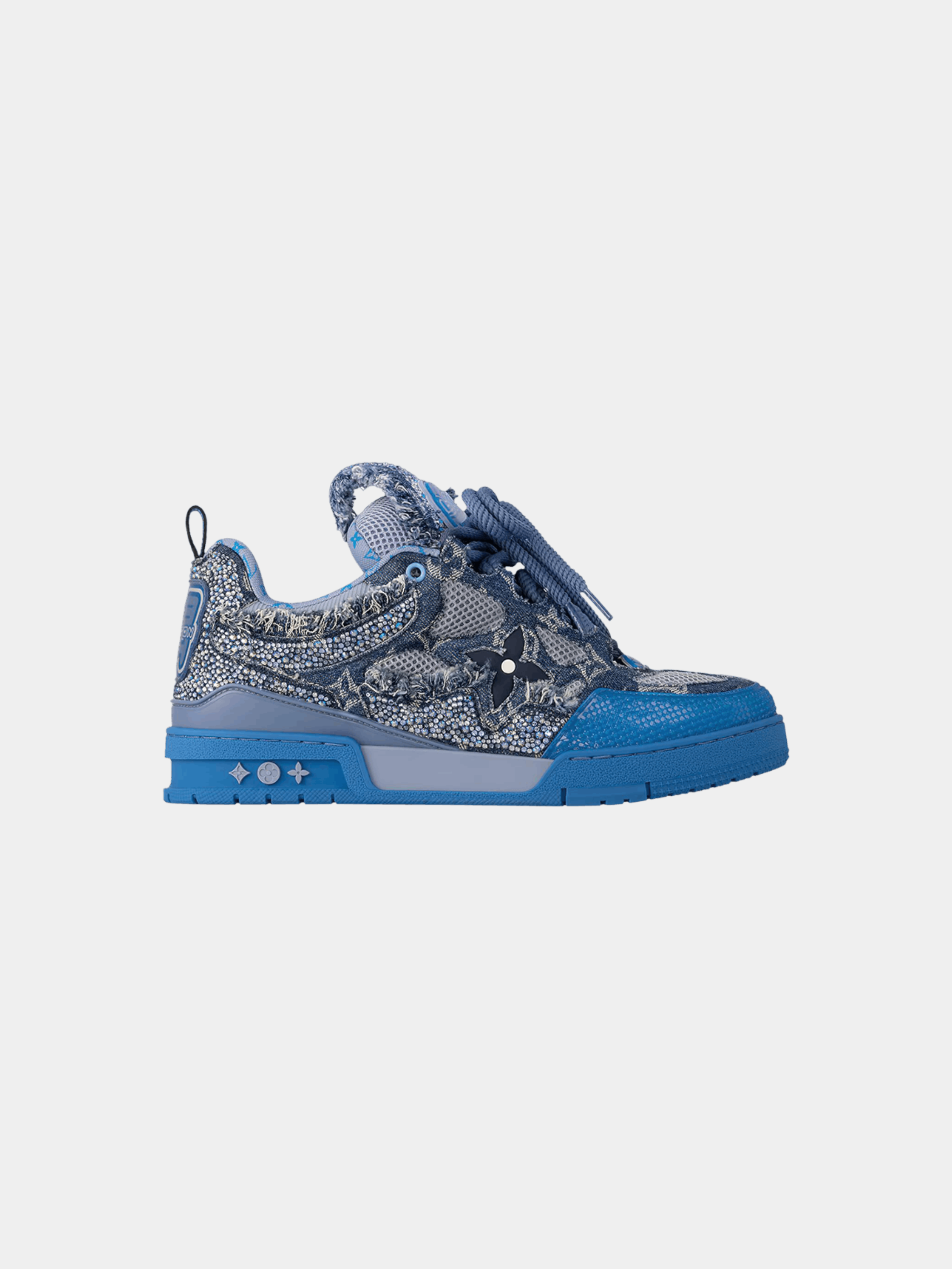 Swarovski x Louis Vuitton Skate Sneaker 'Blue Monogram'