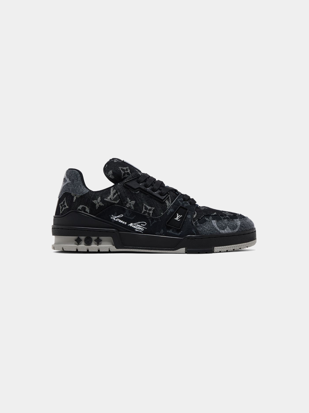 Louis Vuitton Trainer 'Black Monogram Denim'