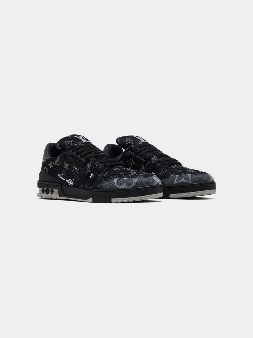 Louis Vuitton Trainer 'Black Monogram Denim'