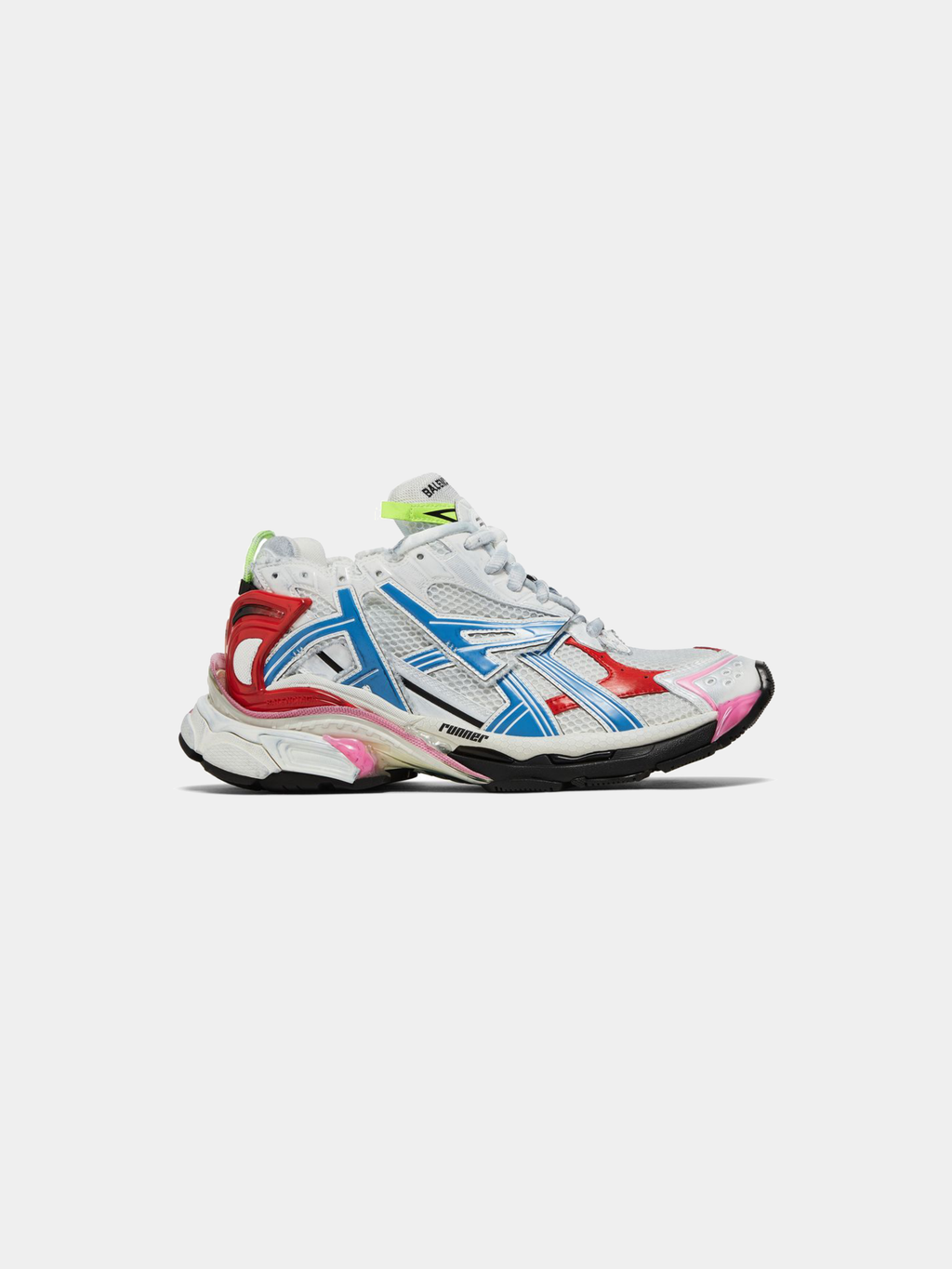 Balenciaga Runner Sneaker 'White Red Blue Pink'