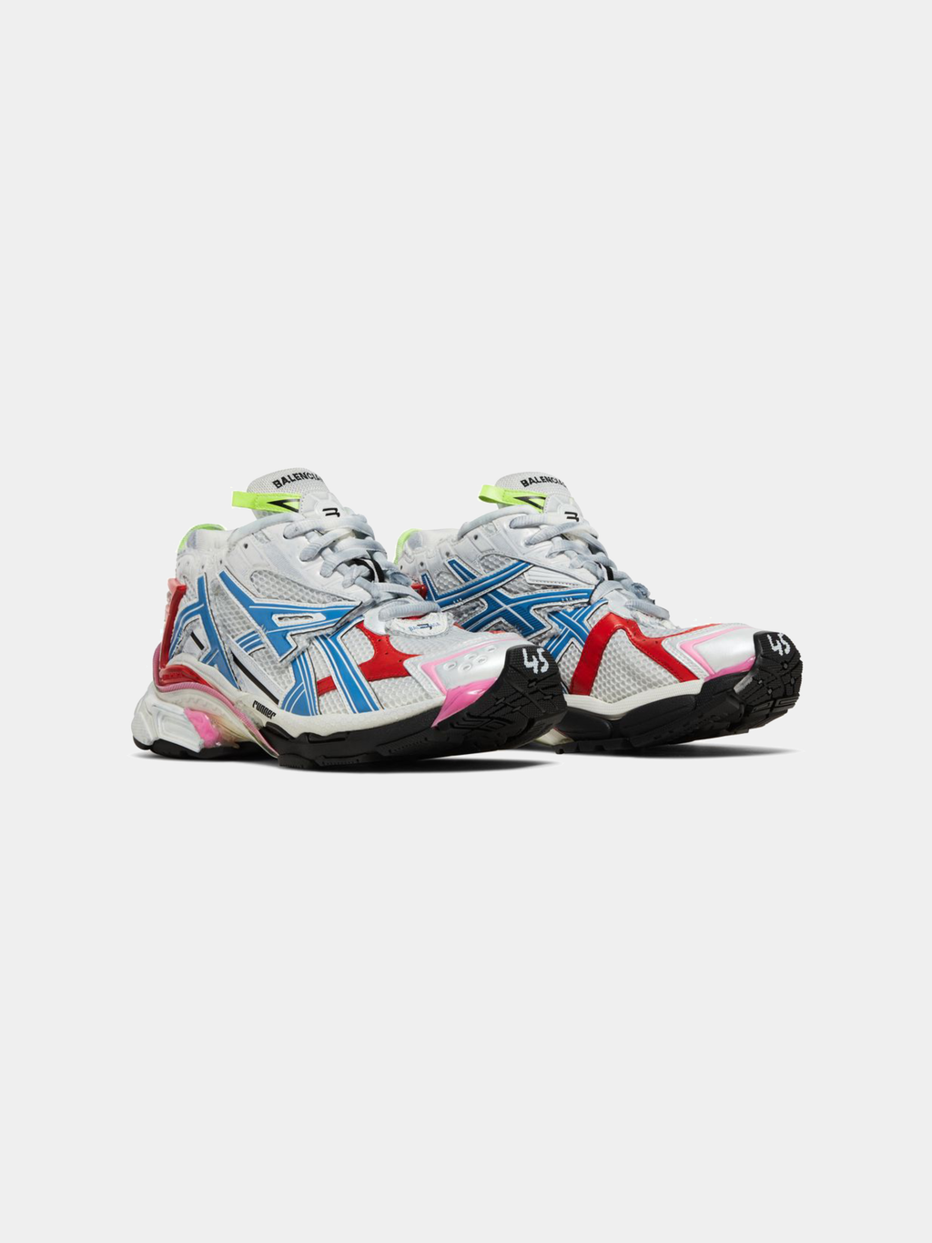 Balenciaga Runner Sneaker 'White Red Blue Pink'