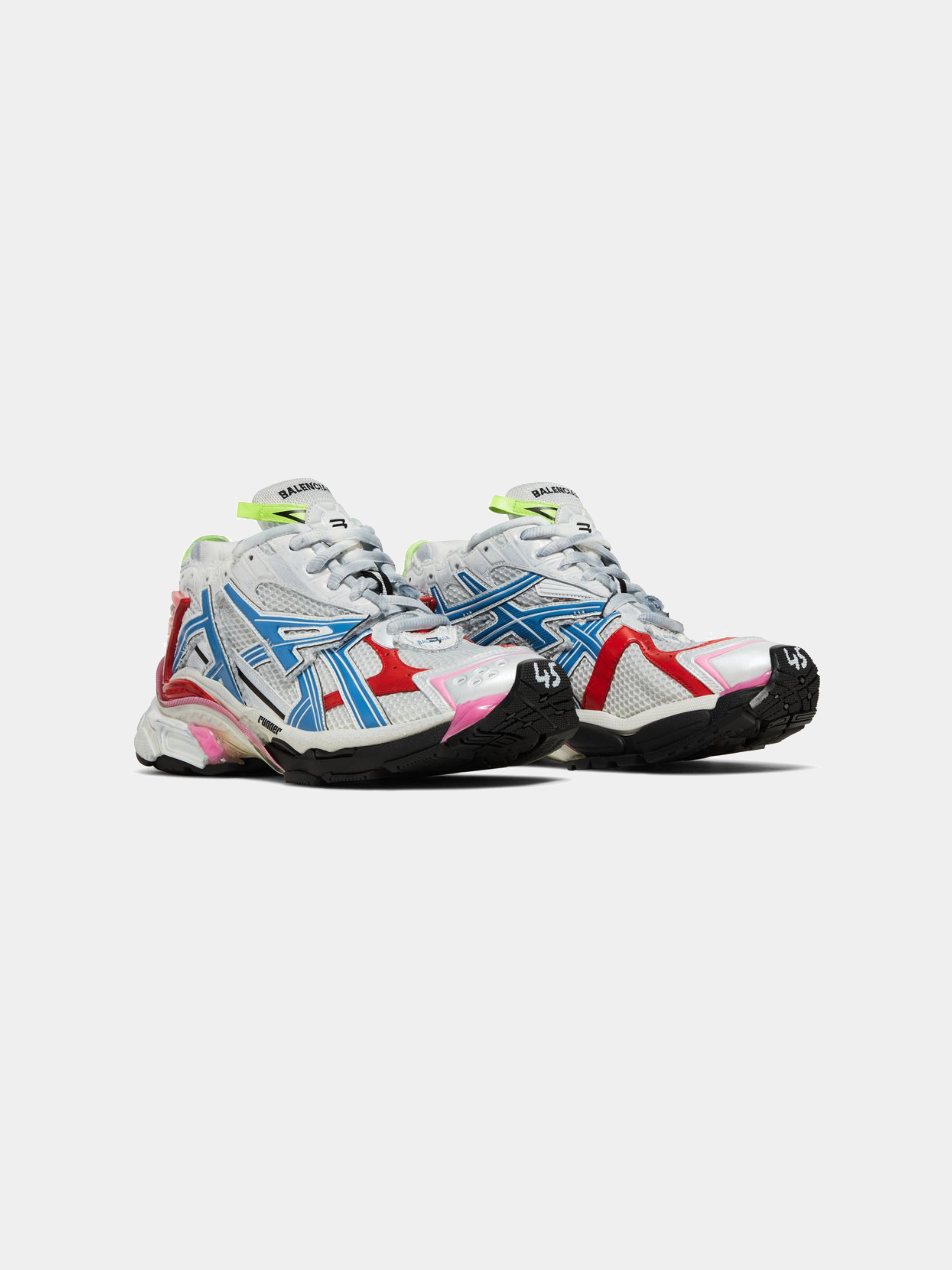 Balenciaga Runner Sneaker 'White Red Blue Pink'
