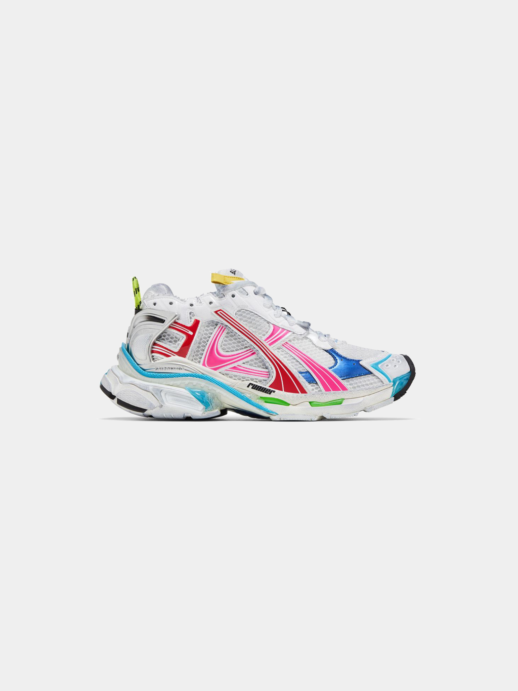 Balenciaga Runner Sneaker 'Worn-Out - White Multi-Color'