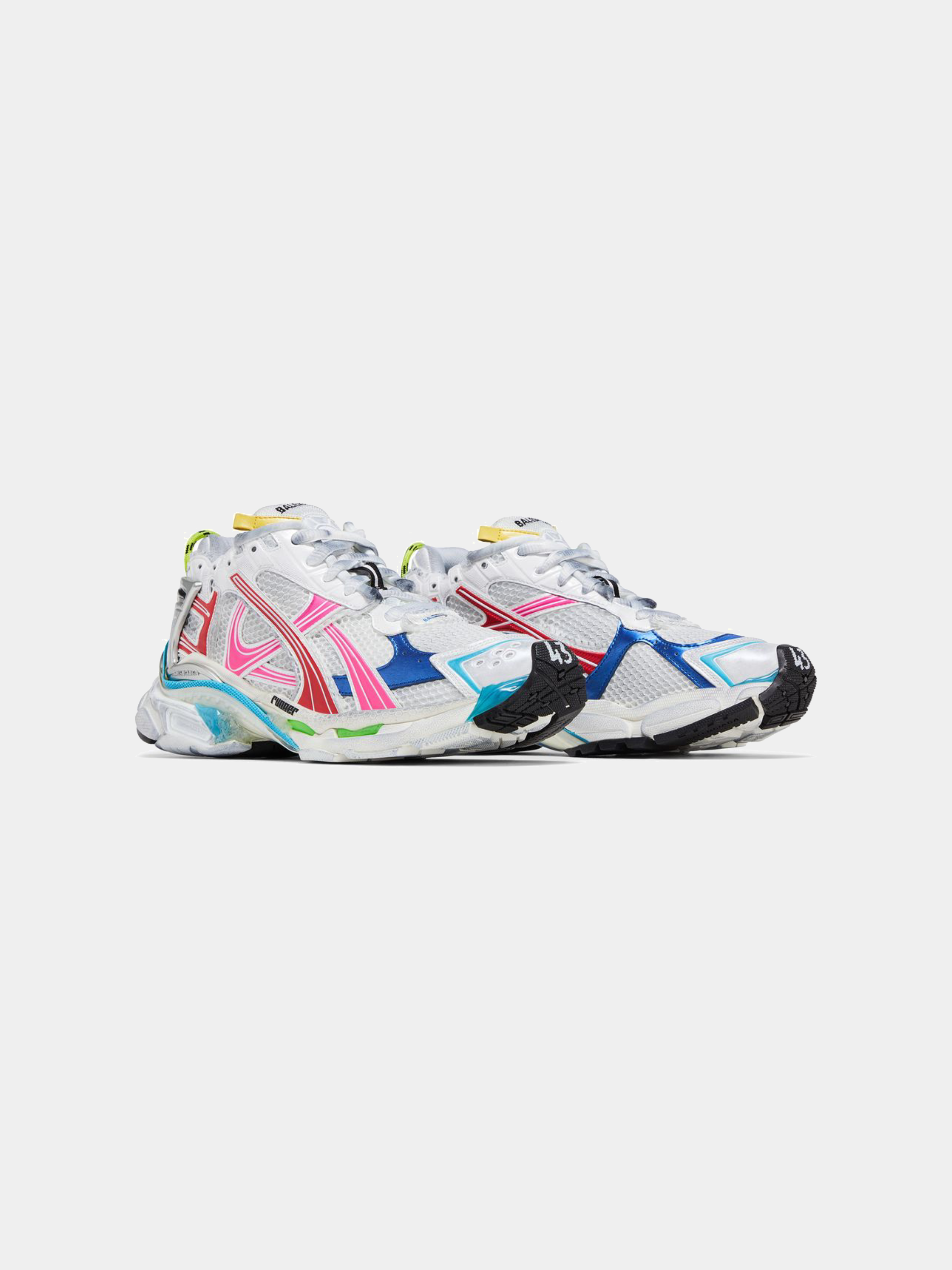 Balenciaga Runner Sneaker 'Worn-Out - White Multi-Color'
