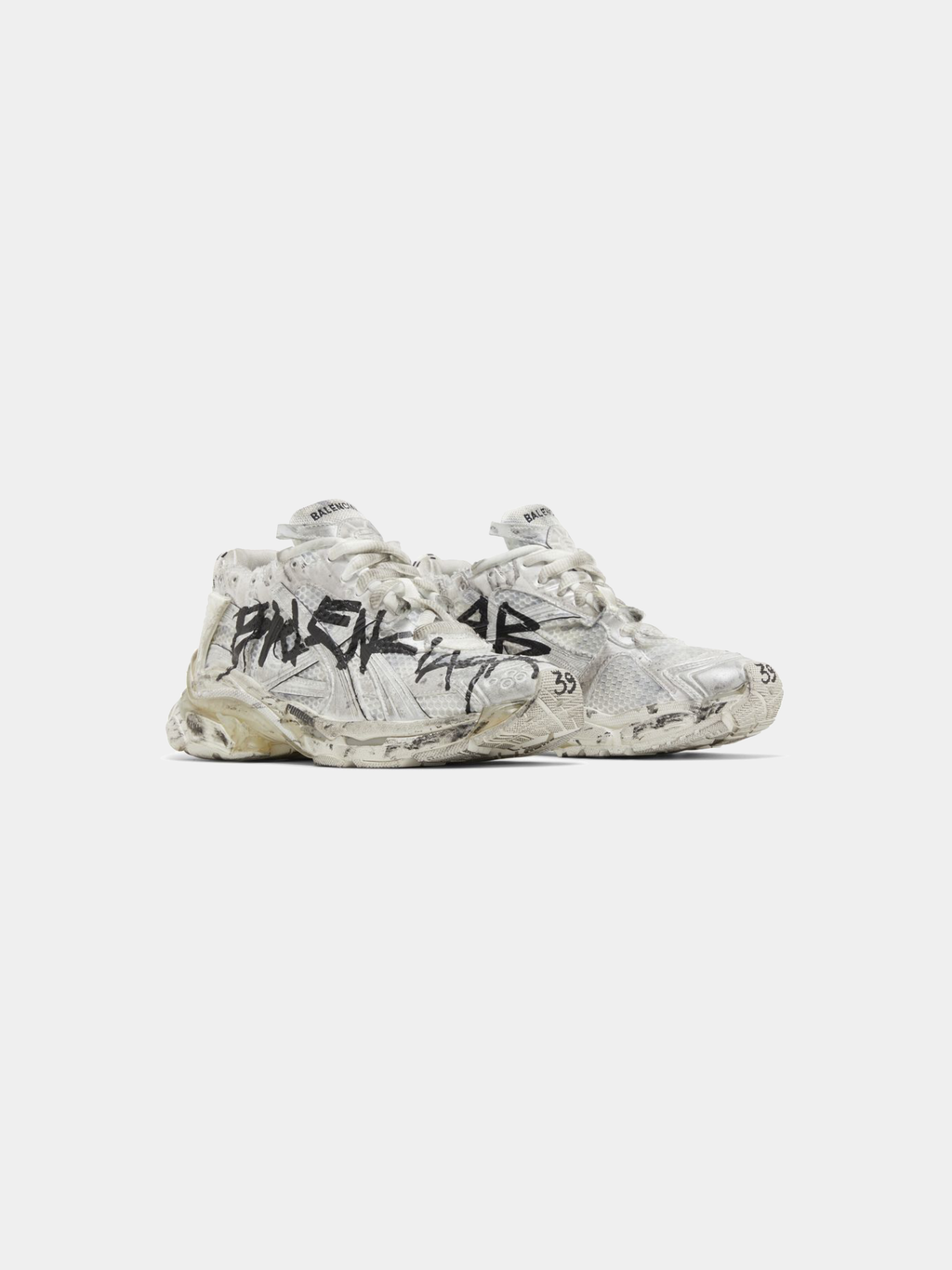 Balenciaga Wmns Runner Sneaker 'Graffiti - White Black'