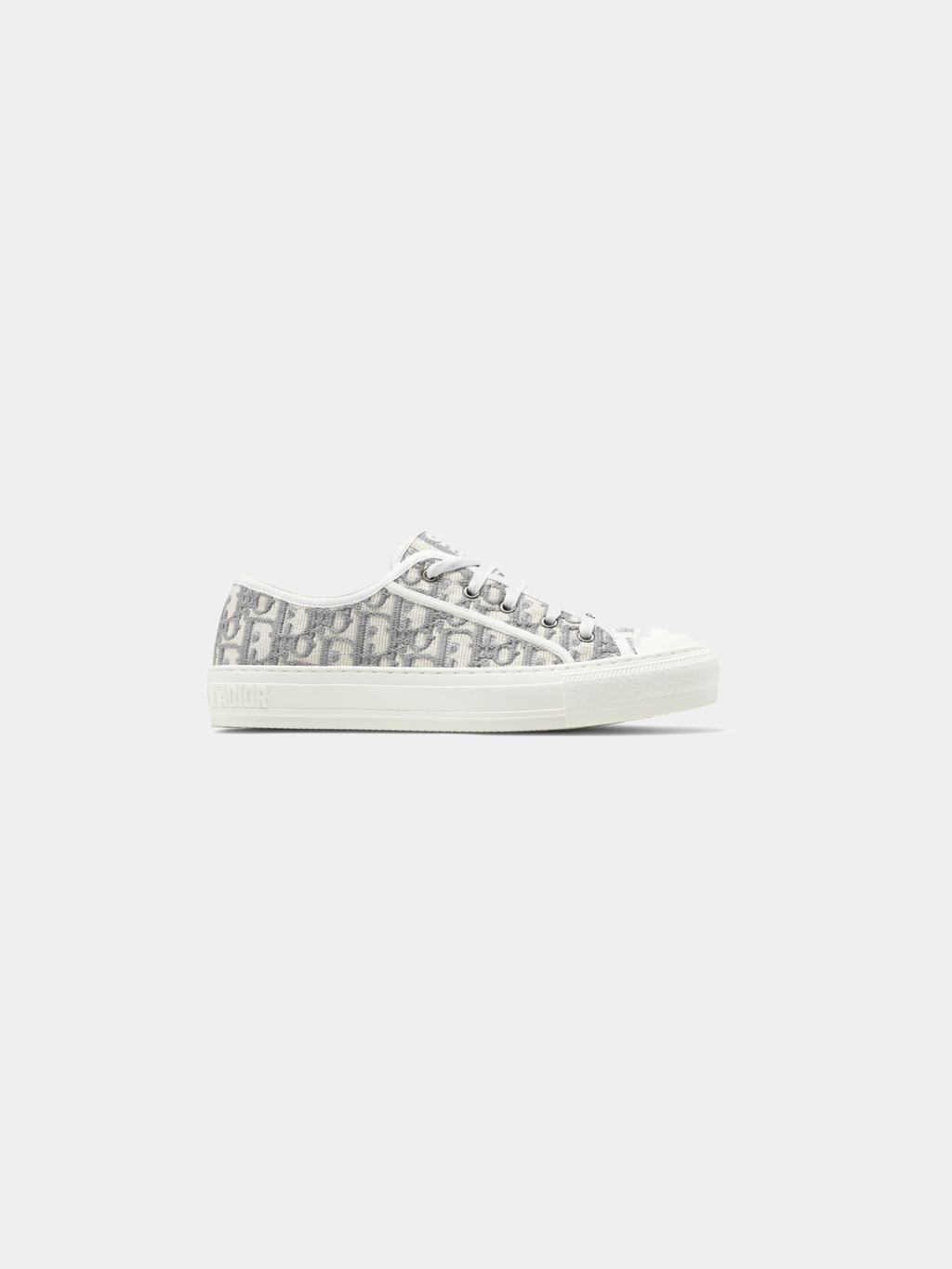 Dior Wmns Walk'N'Dior Embroidered Canvas Low 'Grey'