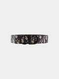 Dior Oblique Reversible Belt 'Navy/Beige'