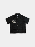 Saint Vanity Nylon Button Up Tee 'Black'