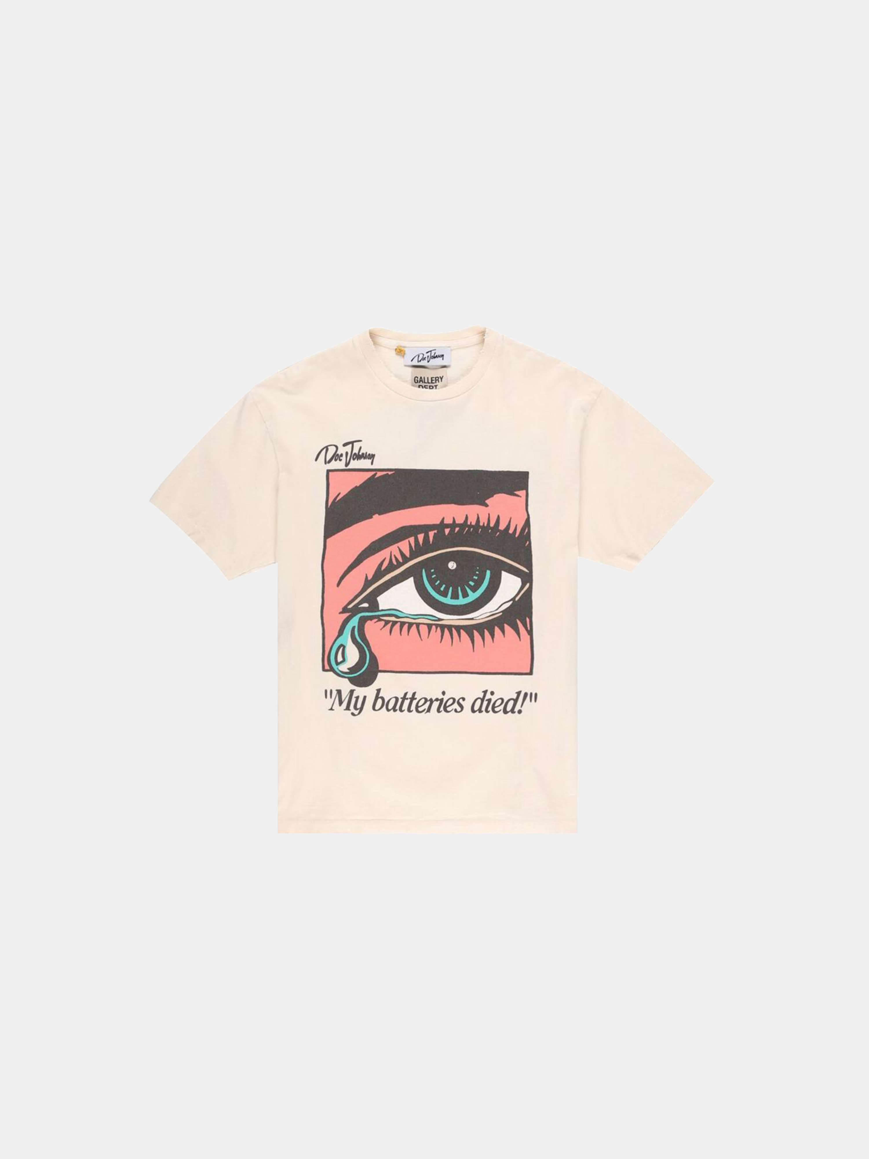 Gallery Dept. Dead Batteries Tee 'White'