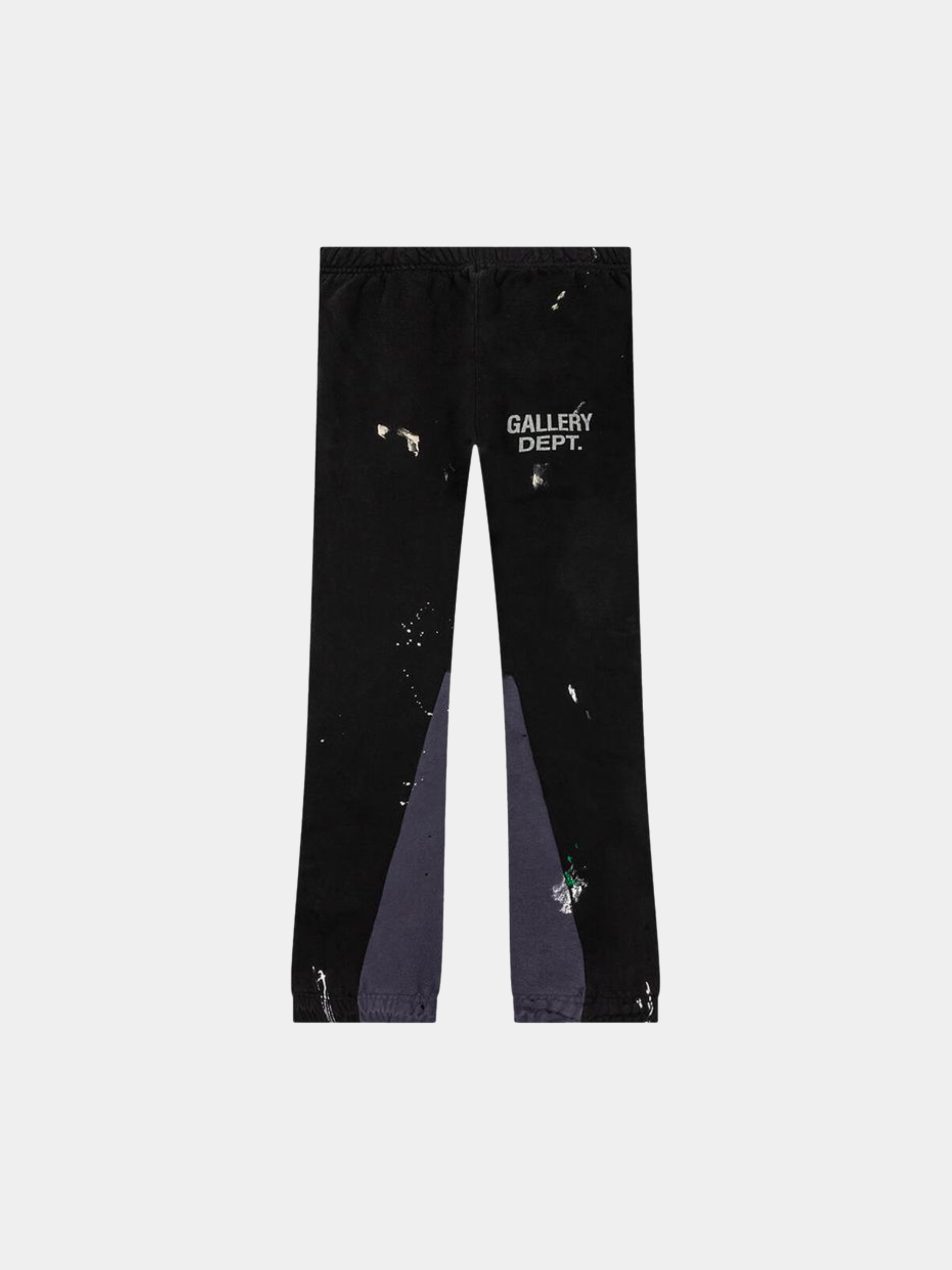 Gallery Dept. Logo Flare Sweatpants 'Washed Black'