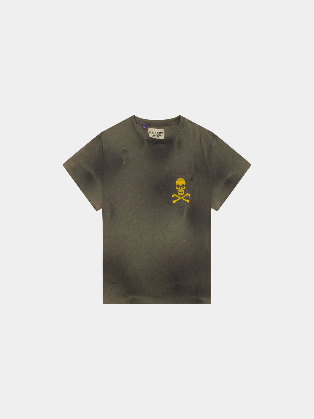 Gallery Dept. Zip Tee 'Black'