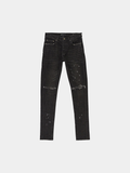 PURPLE BRAND Over Spray Skinny Jeans 'Black'