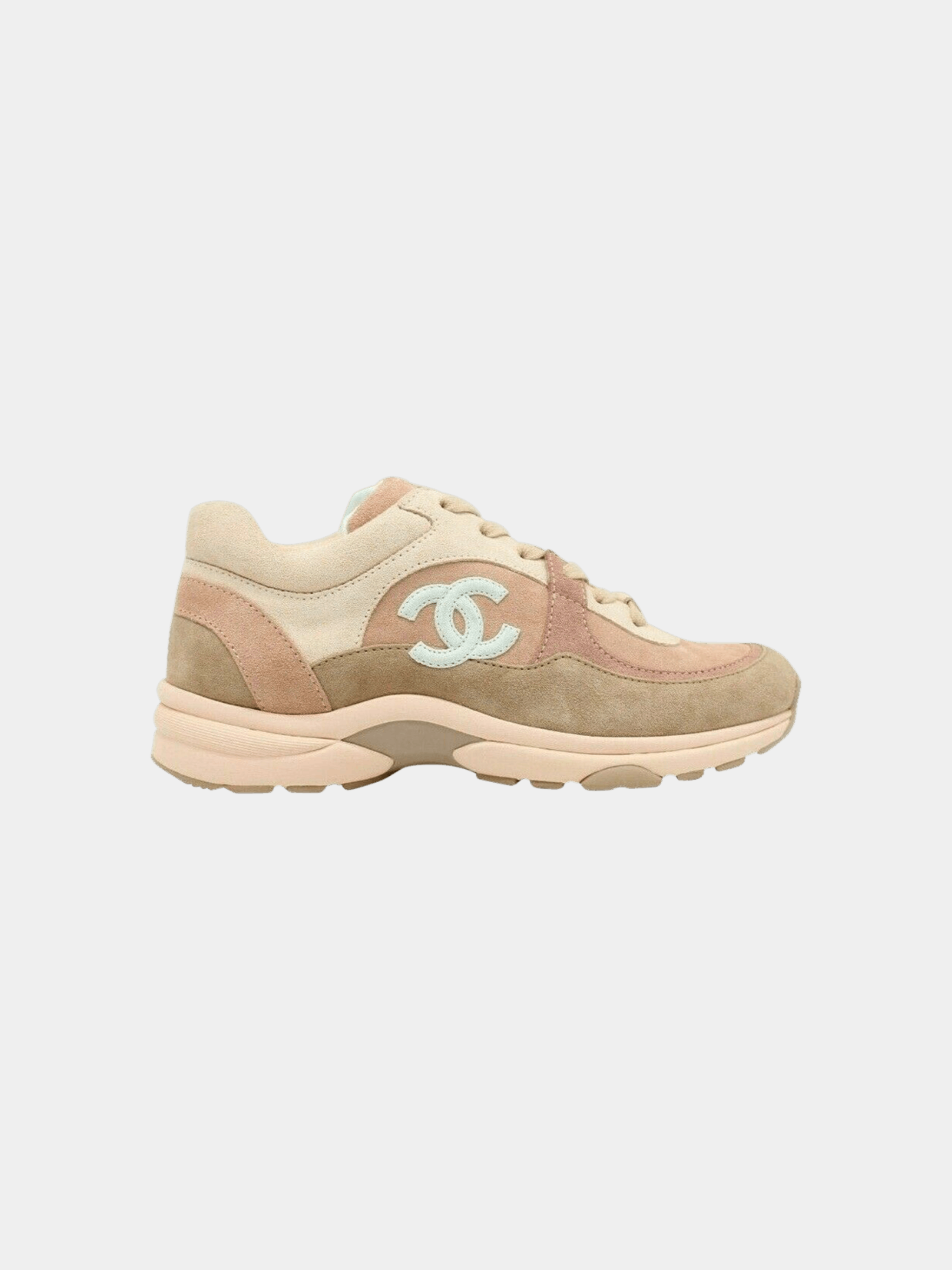 Chanel Suede Calfskin Sneaker 'Pink'